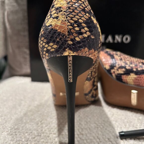 Marciano by Guess Genuine Snake Leather Pumps – Size 7(EU 37) - Picture 7 of 10